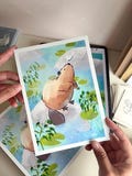 Beaver Art Print: Cottagecore Illustration on Hemp Paper product logo