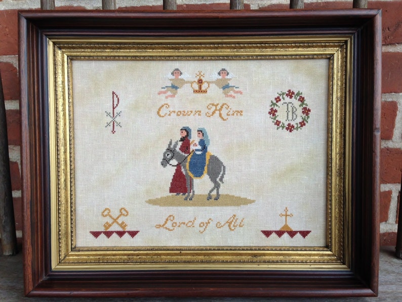 Lady Rachel Ruth Winter Rabbit Scattered Seed Cross Stitch Pattern