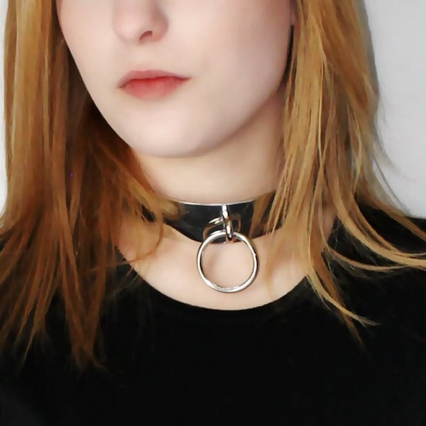 O Ring Choker Etsy