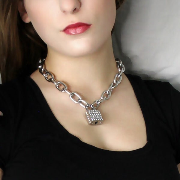 rhinestone necktie necklace