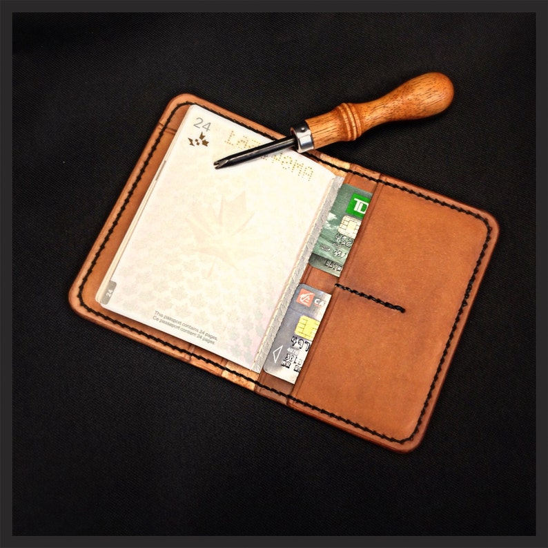 PATTERN Leather Passport Cover / Leather Pattern / Etsy