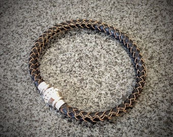 Leather Braided Bracelet / Women's Bracelet