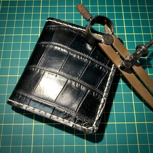 Men&#39;s Leather Wallet, Leather Bifold Men&#39;s Wallet, Minimalist Wallet, Card Holder, Card Wallet, Men&#39;s Wallet, Women&#39;s Wallet, Croco Leather