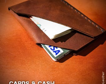 Cartera minimalista de cuero, titular de la tarjeta, billetera de tarjeta, billetera de los hombres, cartera de las mujeres