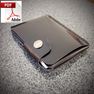 MUSTER - Leder Brieftasche Muster / Leathercraft Muster / Brieftasche Muster / Leder Muster / DIY Muster
