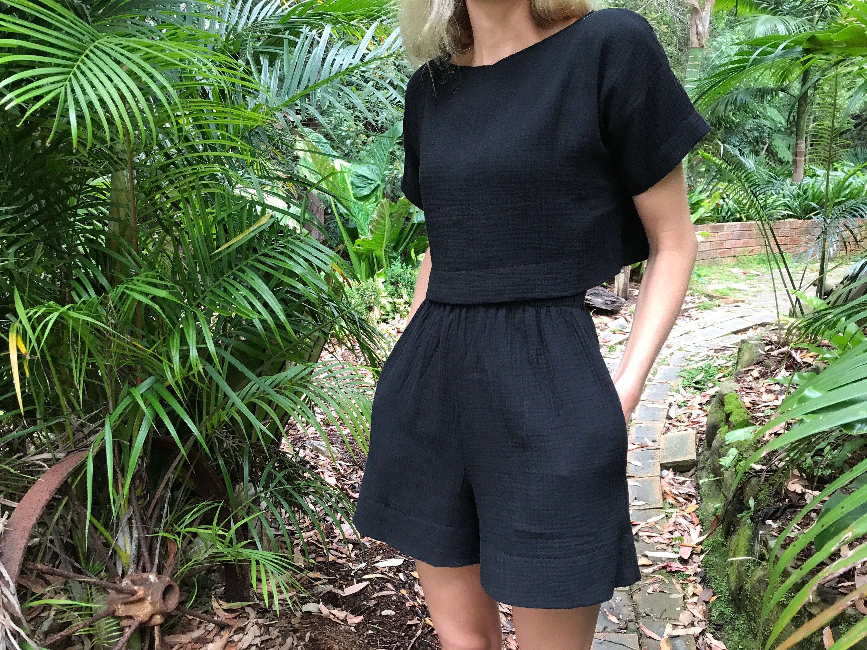 two piece romper set