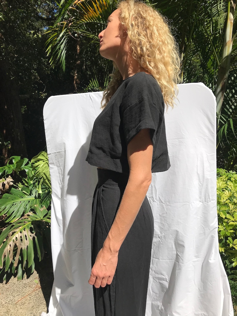 oversized linen t shirt