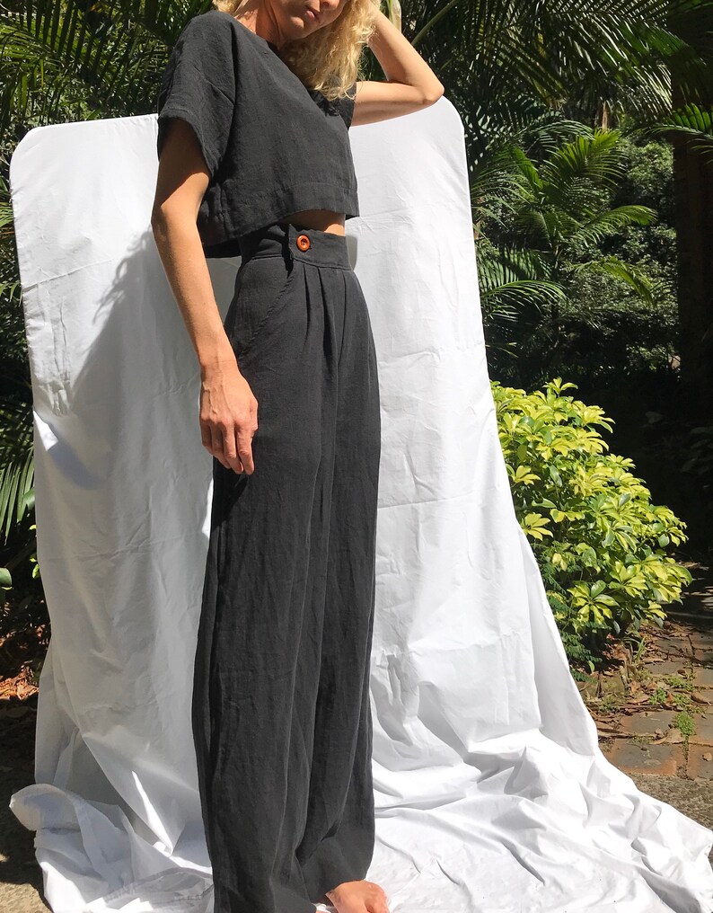 oversized linen t shirt