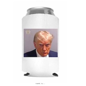 Trump Mugshot can sleeve