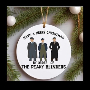 Peaky Blinders Christmas ornament