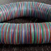 20 mm. African vulcanite vinyl disc beads, strand 10", mixed colors, record vinyl beads