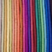 6-7 mm. African vulcanite vinyl disc beads, strand 15-16", 24 colors, Fair Trade