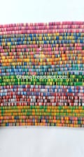 4 mm. Authentic African Vulcanite Vinyl Heishi Beads, Eco-Friendly Upcycled Disc for Jewelry Making product logo