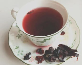 Roselle, Hibiscus Sabdariffa, Flor de Jamaica, 3.5 oz, 100 grams, for tea making