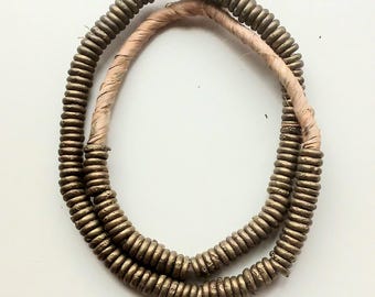 160+ African brass rings, (9-10 x 3 mm.)