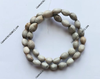 Imfinbinga seeds, string 16 inches, (40 cm.), approx. 40 seeds, organic beads