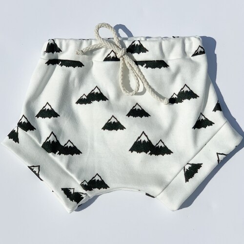 Mountain Baby Shorties Organic Knit Baby Shorties Soft Baby Etsy