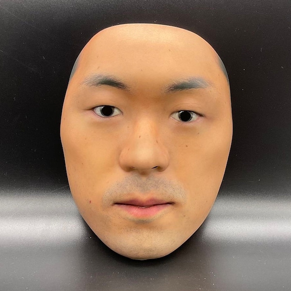 Realistic Human Face Mask - Etsy