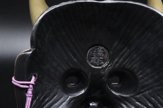 手彫り木製般若面 – 日本の伝統能楽堂 鬼 - Etsy 日本