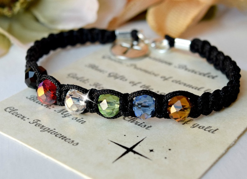 Salvation Bracelet Crystal Friendship Bracelet Christian Etsy