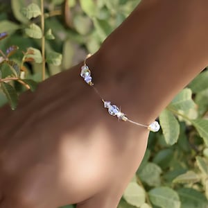 Swarovski Kristallarmband; Illusion Stretch Armband; Kristallheilung; Edelsteinheilung; Farbe wählen