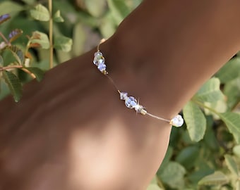 Swarovski Crystal Illusion Bracelet: Gemstone Healing, Choose Color
