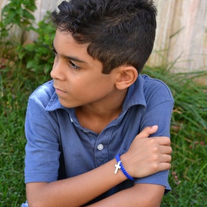 Christian geknoopte armband voor jongens
