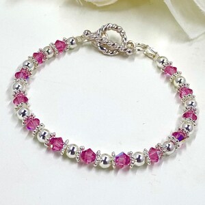 Swarovski Crystal Birthstone Bracelet,