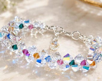 Crystal Rainbow Bracelet