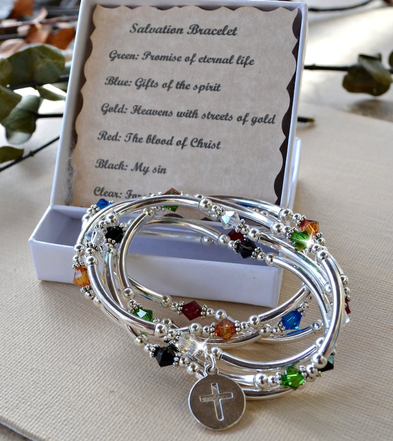 Salvation Bangle Bracelets/christian Bracelets/spiritual Etsy