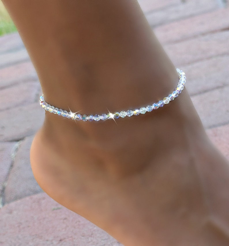 Crystal anklet bracelet Clearance