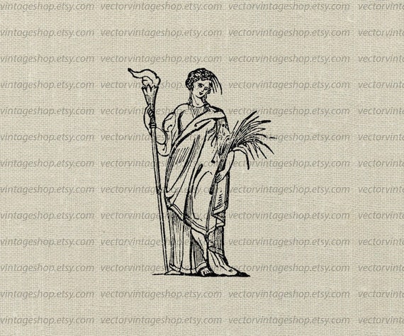CERES Goddess SVG Vector Clip Art Graphic Ancient Roman Myth | Etsy