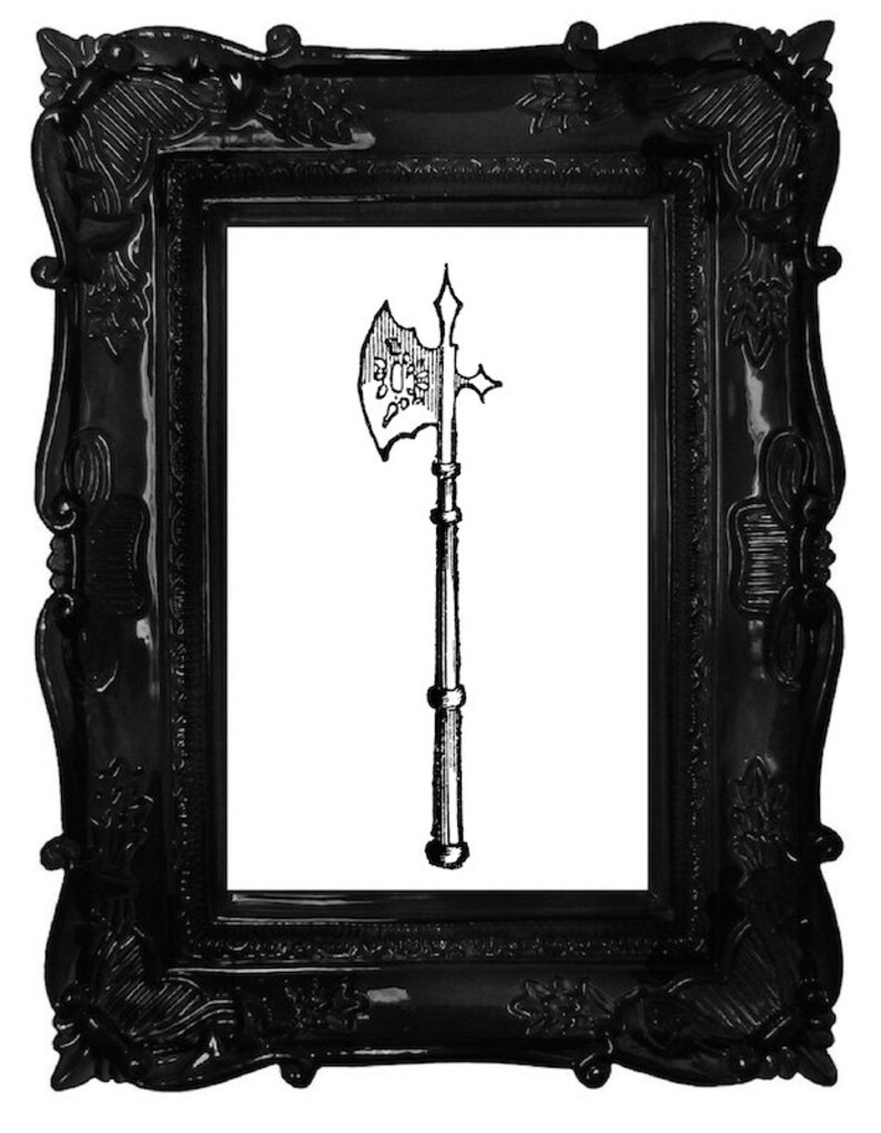 Lochaber Axe Vector Graphic Instant Download Clipart Ancient Etsy