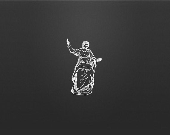 Clio Muse Vector Clip Art Graphic Instant Download Ancient Etsy