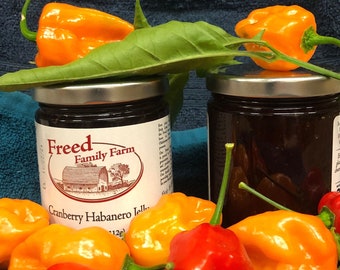 Cranberry Habanero-gelei