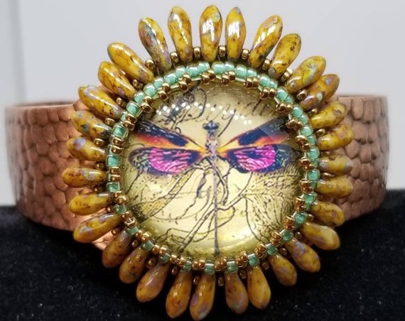 As the dragon flys cuff bracelet Rita Caldwell