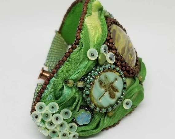 As the Dragon fly's bracelet Rita Caldwell Native American inspired