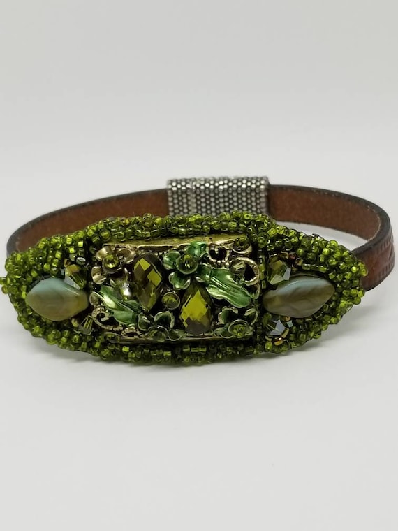 Spring bracelet in green Rita Caldwell