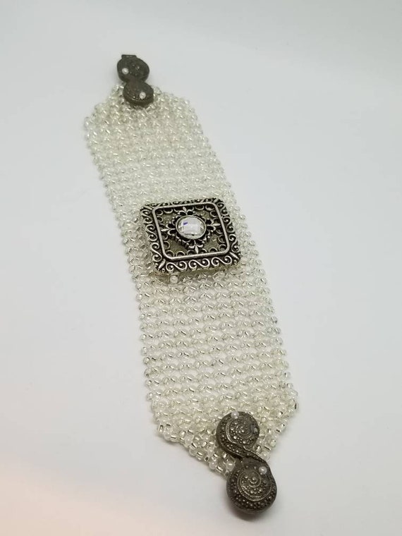 White wedding bracelet Rita Caldwell