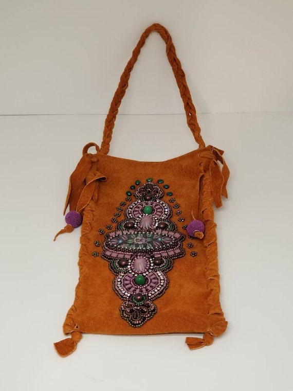 Mountain girl cell bag Rita Caldwell Native American inspired