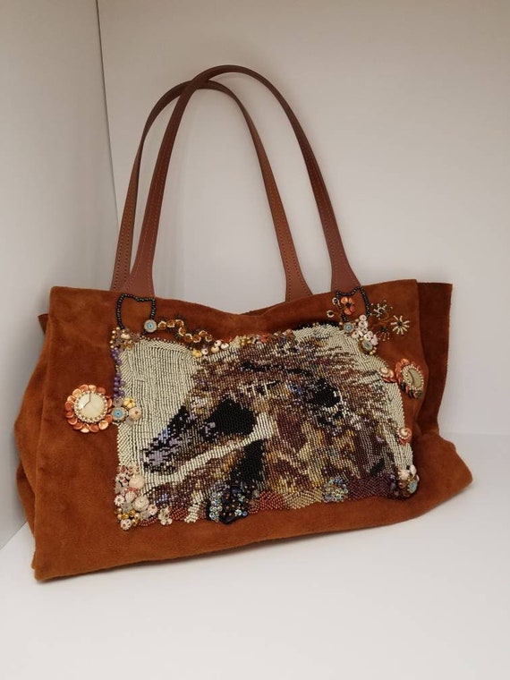 Spirit pony shoulder bag Native American inspired Rita Caldwell