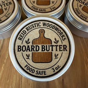 Original Food Safe Cutting Board Conditioner | Board Butter | Beeswax & Mineral Oil Board Conditioner | Made in the USA