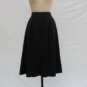 Black midi skirt Linen long skirt women's skirt More size Custom skirt summer skirt pleated skirts for women gift