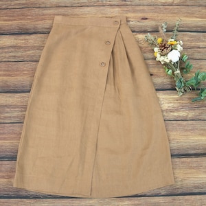 37 color Good quality Linen skirt midi skirt khaki skirt women&#39;s skirt More size Custom skirt summer skirt Casual skirts for womenk