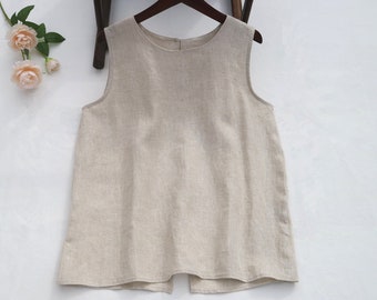 37+color Linen vest top, round collar sleeveless shirt top and shorts suit , women's blouse summer vest tops short pants for women gift