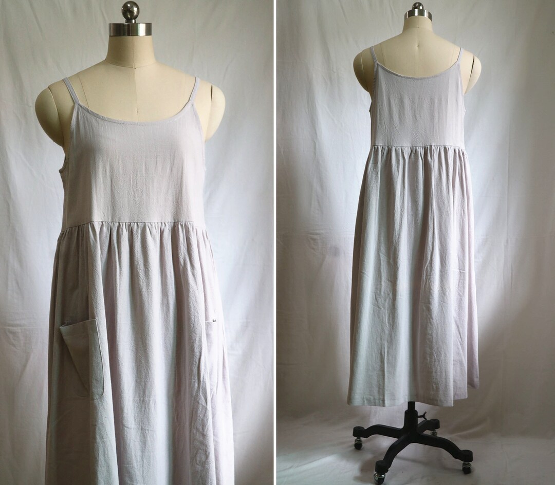 Slip Dress Cotton Slip Dress Midi Dress Cotton Summer Dress Women's — free download