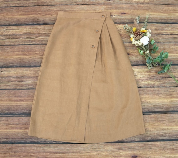 Casual khaki skirts discount