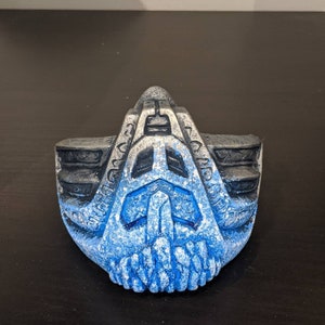 Disfraz/cosplay de Frosty (Sub Zero) de la película MK 95 con máscara facial congelada (MKX)