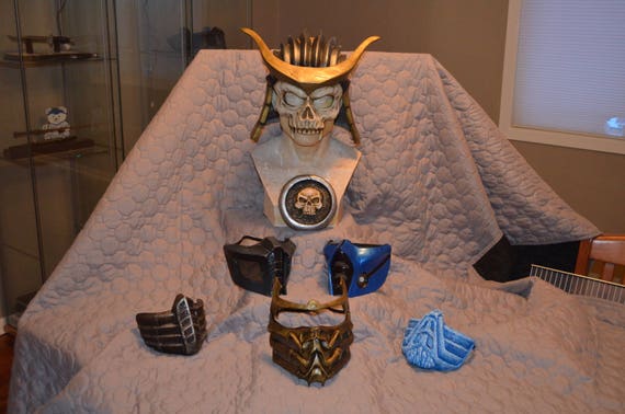 MK9 the Emperor shao Kahn Helmet Mask Costume/ Cosplay MKX