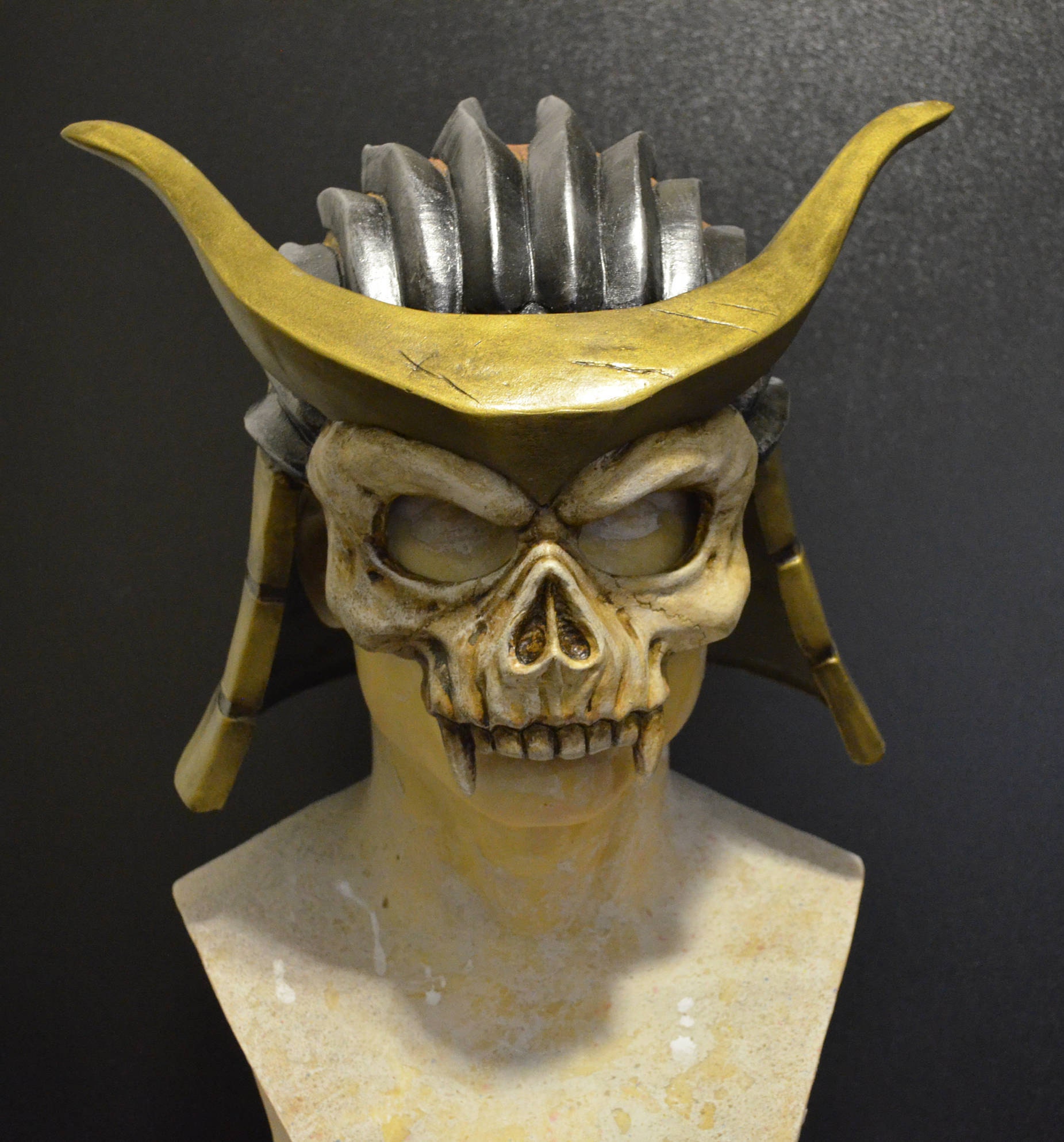 Shao Kahn Helmet (Mk2 version) by ricardocoutinho on DeviantArt